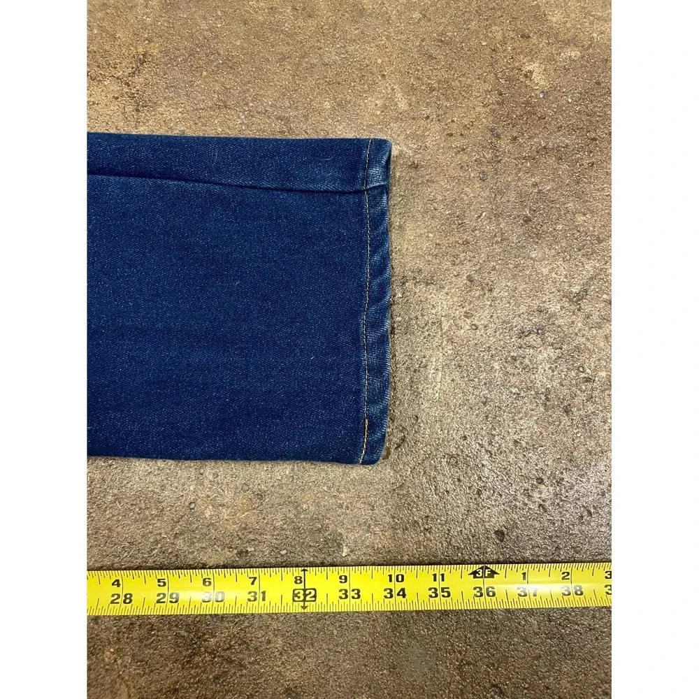 Vintage‎ Levi's Skosh More Room Jeans Mens 32 Blue Denim Dark Wash Straight Leg